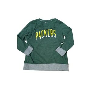 NFL Pro Line Green Bay Packers Sweatshirt Womens Green Graphic Pullover SIZE XL